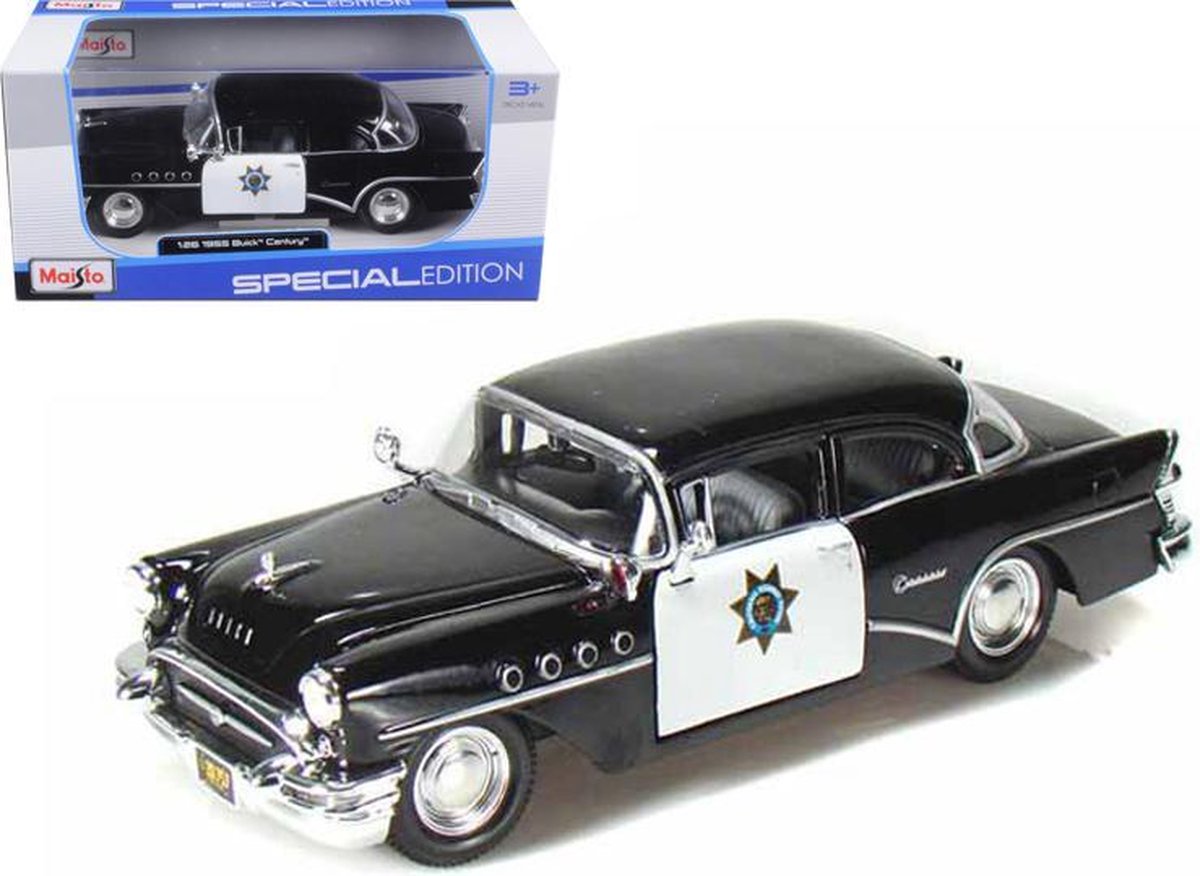 MAISTO BUICK CENTURY POLICE 1955 1:24