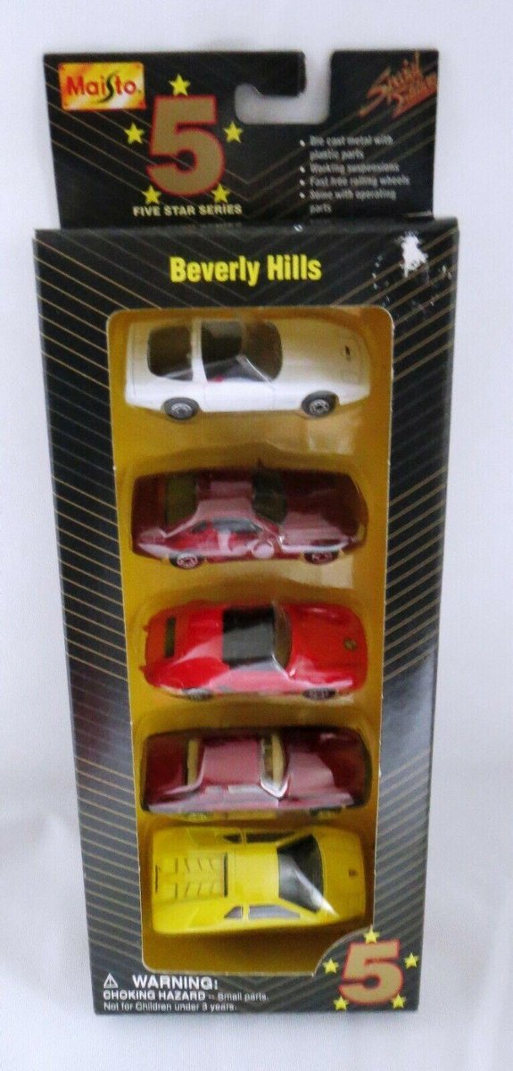 Maisto Gift Set - 5 verschillende speelgoed modelautos 1/64 (Speelgoed voor kinderen) - Modelauto - Schaalmodel - Miniatuurautos - Speelgoed - Kerstcadeau - Kindercadeau - Sinterklaas kado