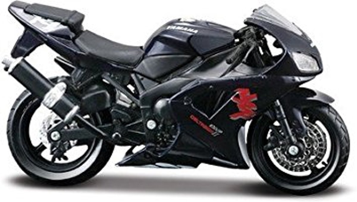 Maisto motorfiets - Yamaha YZF-R1 zwart - Schaal 1:18