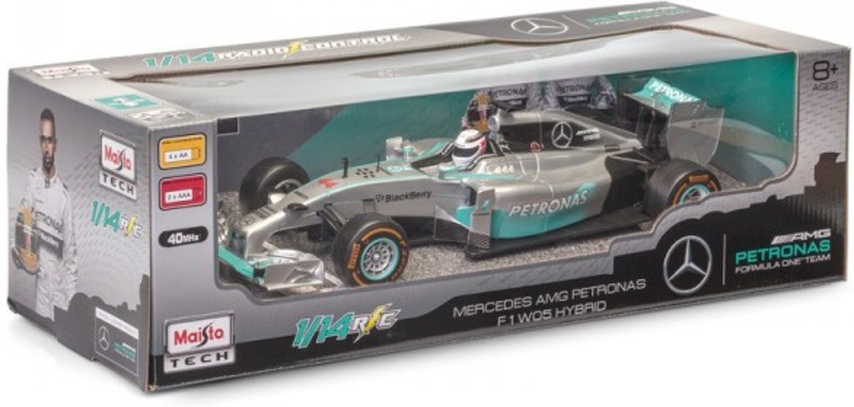 Mercedes AMG petronas F1 W05 Hybrid bestuurbare Race Auto 1:14