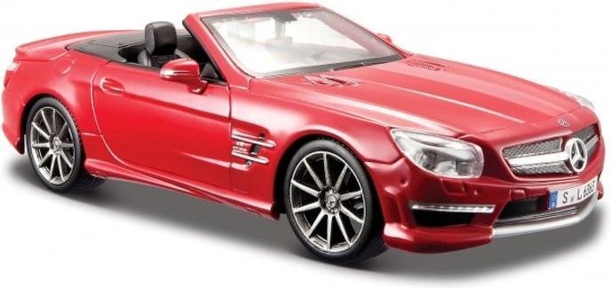 Mercedes-Benz SL 63 AMG (Rood) 1:24 Maisto - Modelauto - Schaalmodel - Model auto