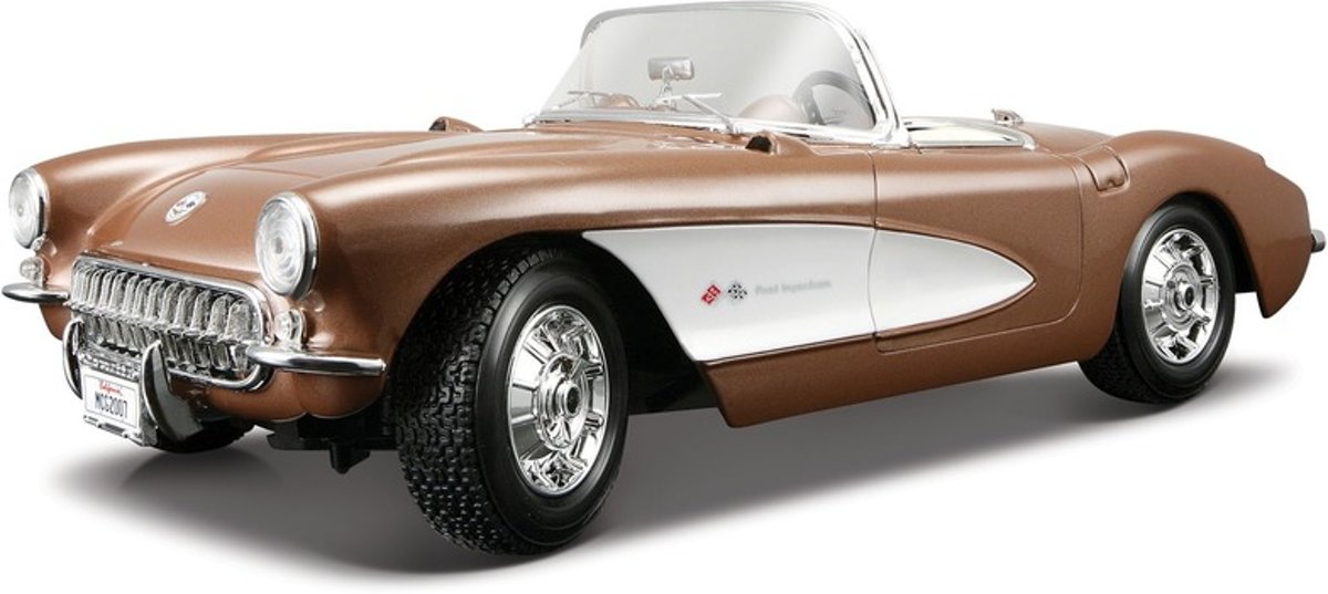 Modelauto Chevrolet Corvette 1957 1:18 - speelgoed auto schaalmodel