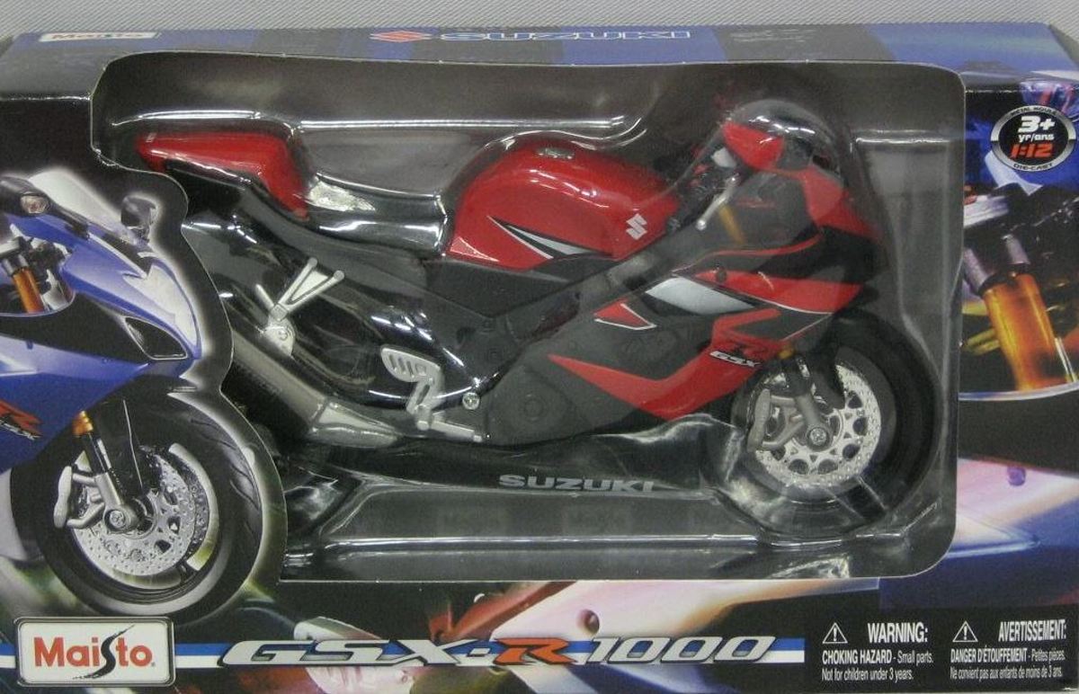 Suzuki GSX-R1000 1:12 Maisto Rood 31106