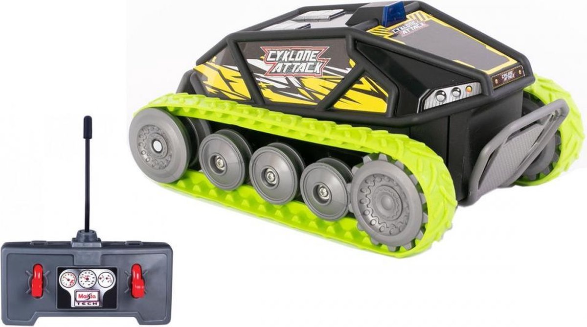 auto RC Cyklone Attack junior grijs/zwart 2-delig