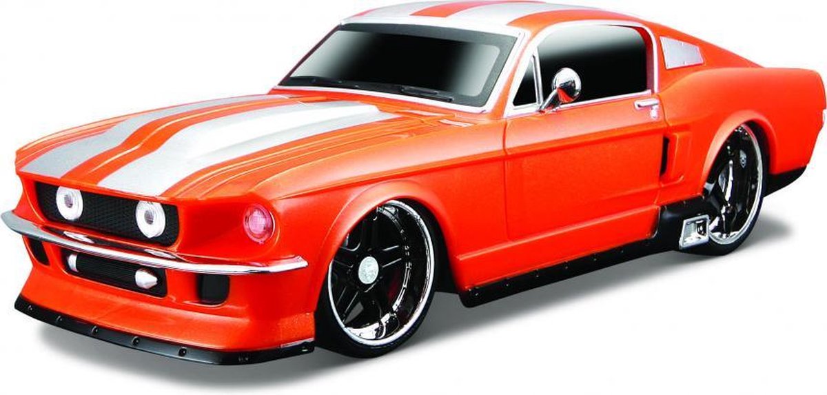 sportauto RC Ford Mustang GT 1967 19 cm 1:24 oranje