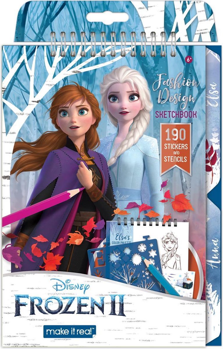 Make it Real Fashion Design Ontwerpboek: Frozen II