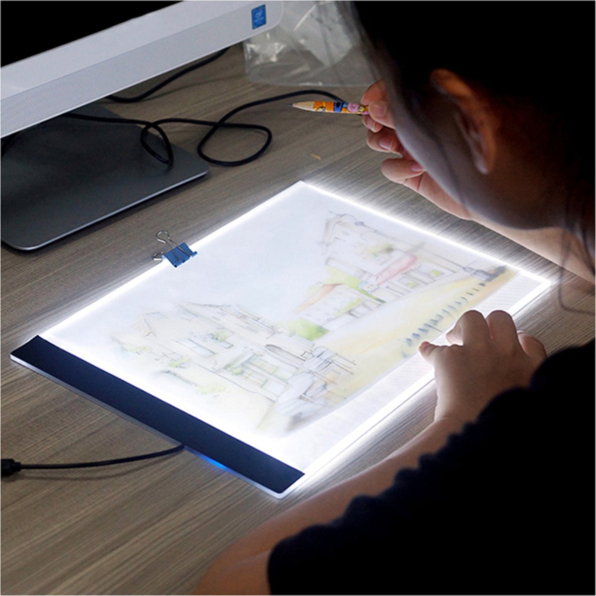 Diamond Painting - A4 Led Lichtbord - Dimbaar - 3 standen – Makira Products