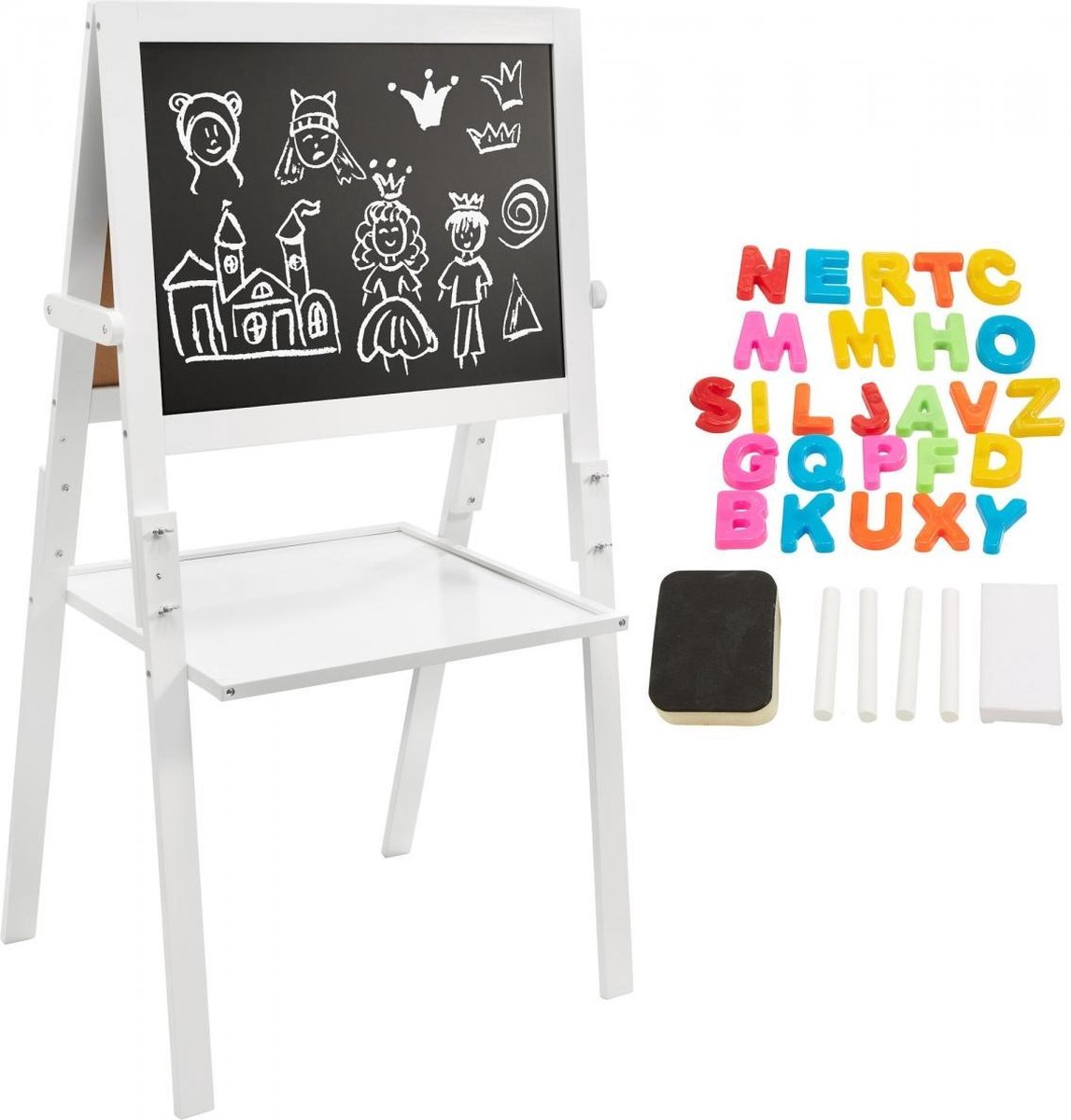 Mamabrum Whiteboard Krijtbord Magneetbord 98cm