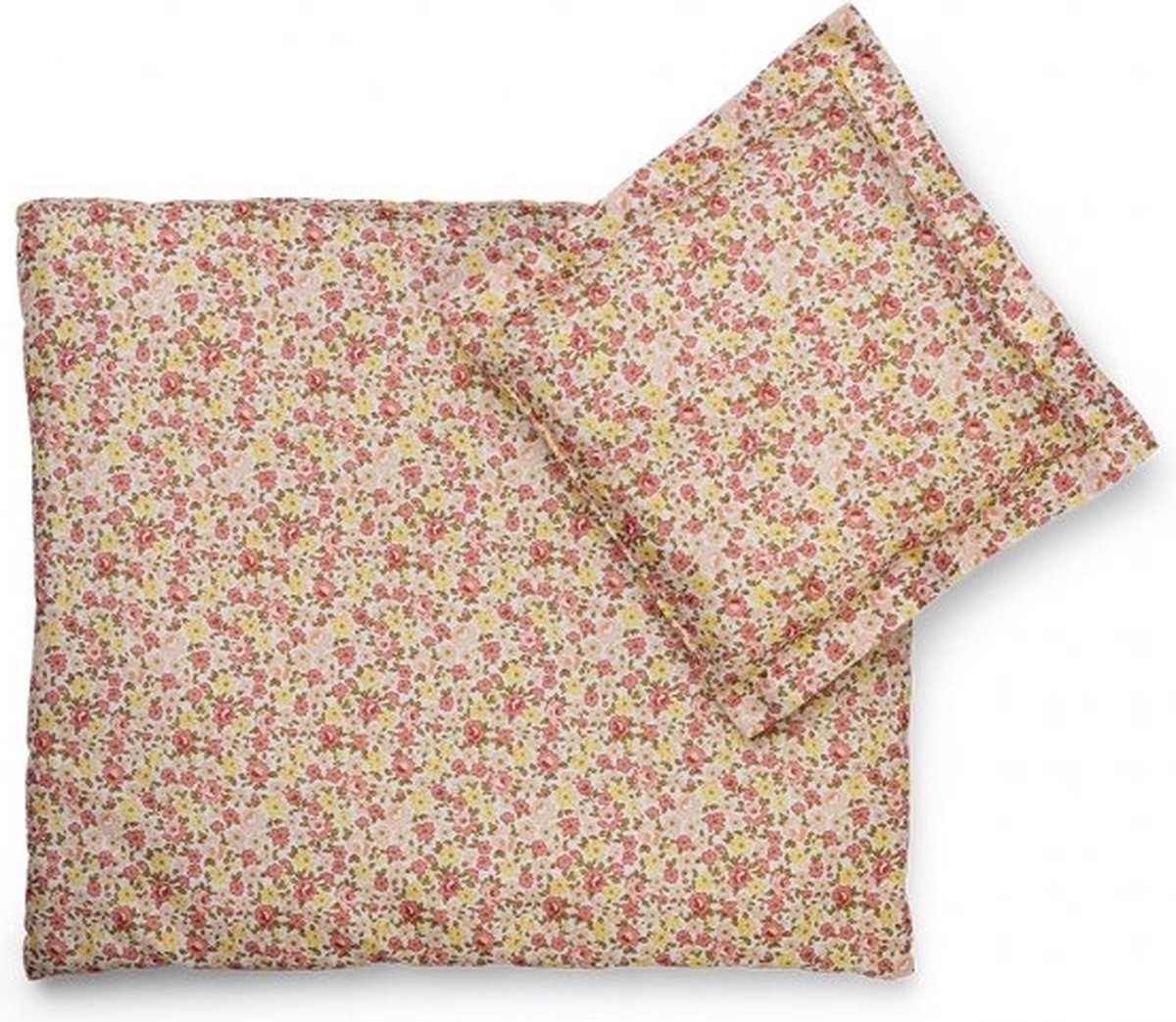 Mini Mommy Dekbedset Pastel Bloemen 40 cm