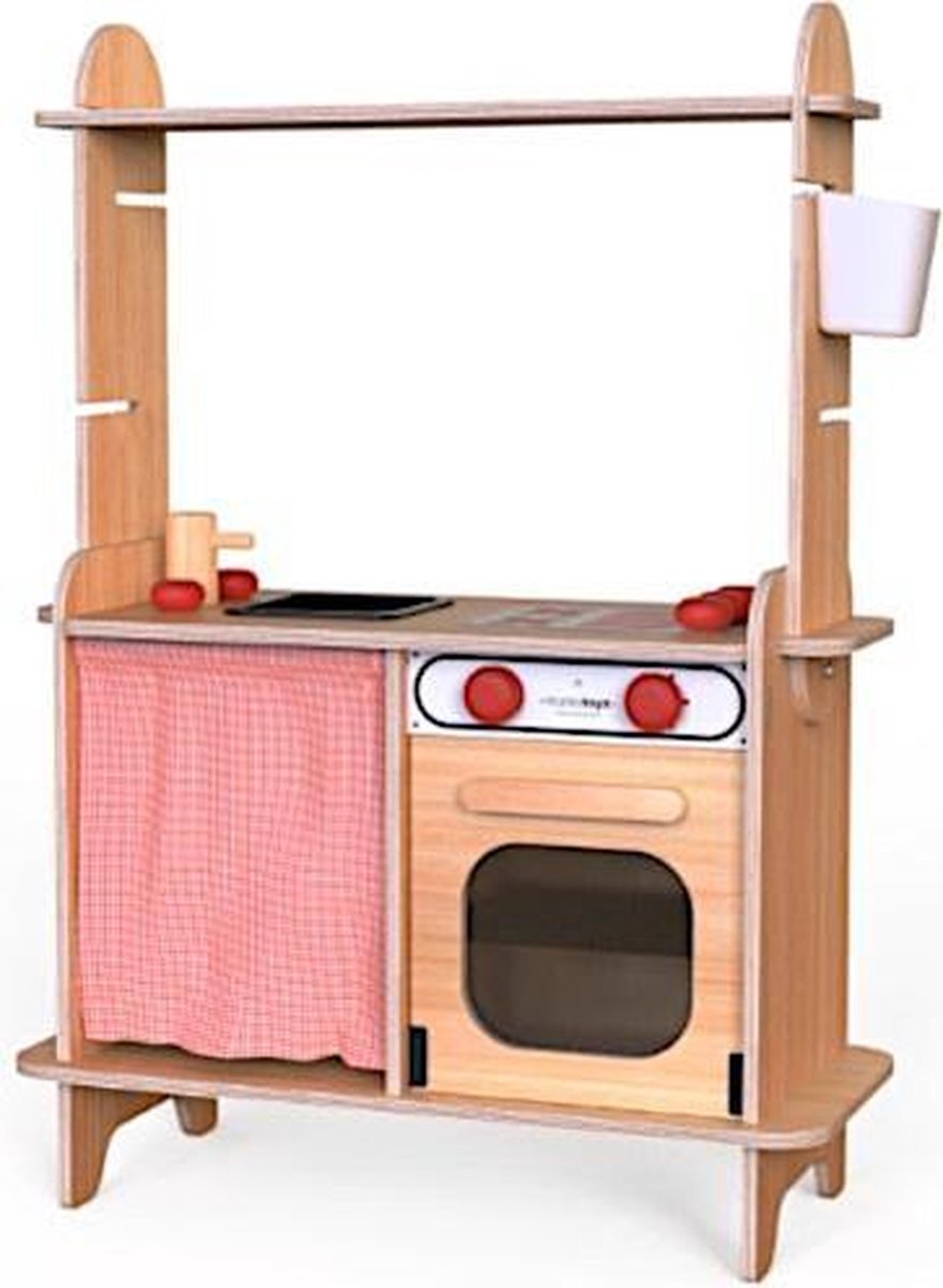 Mamatoyz Speelgoedkeuken Junior 70 X 100 Cm Hout Naturel