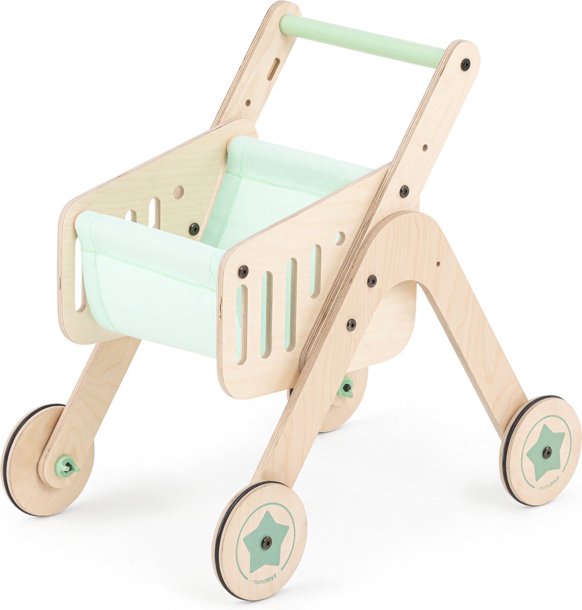 Mamatoyz Trio Boodschappenkarretje Looptrainer Shopper en Walker