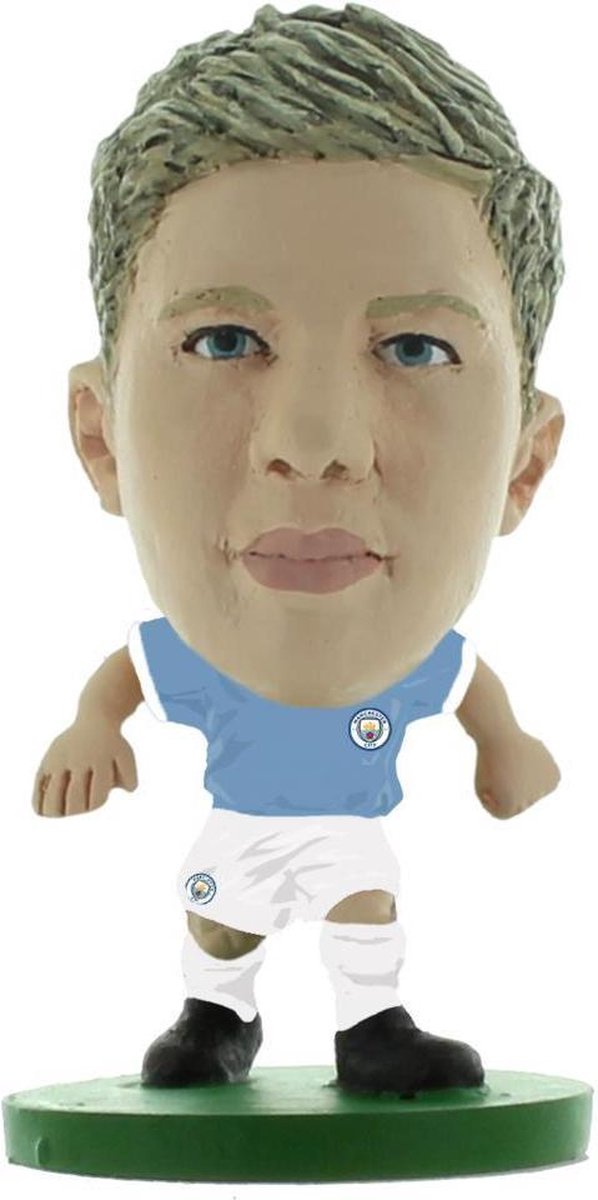 Manchester City FC Kevin De Bruyne SoccerStarz Beeldje (Hemelsblauw/Wit)