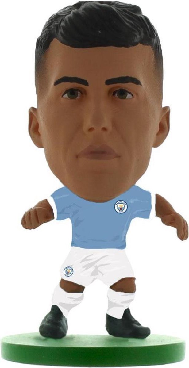 Manchester City FC Rodri SoccerStarz Beeldje (Hemelsblauw/Wit)