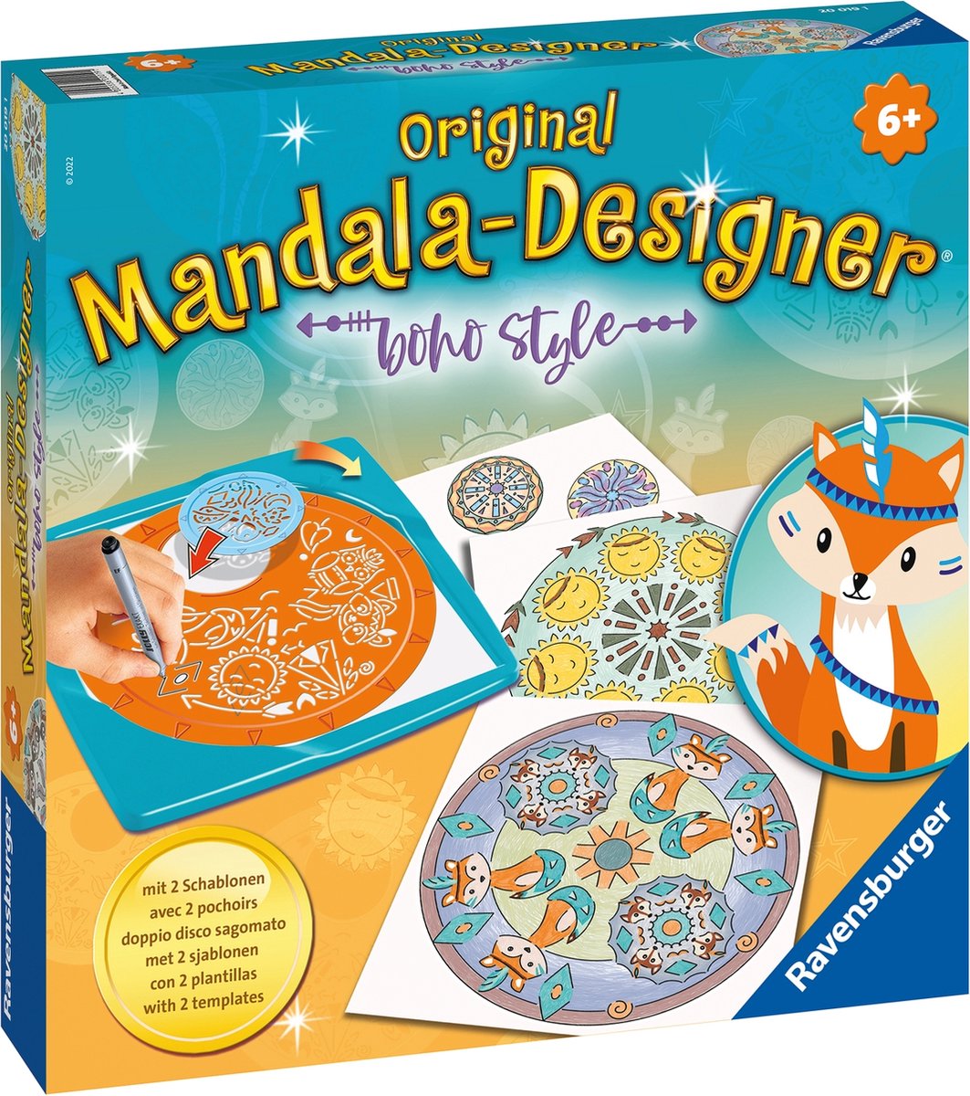 Ravensburger Mandala Designer® Midi Boho Style - Hobbypakket