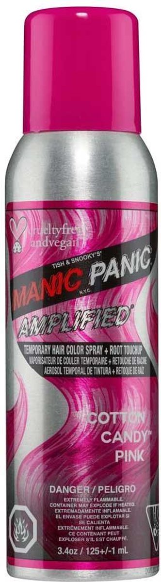 Manic Panic Haarlak Cotton Candy Pink Amplified Roze