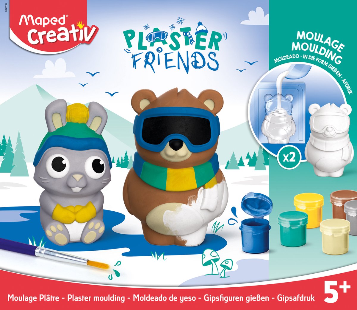 MAPED CREATIV - PLASTER FRIENDS - gips gieten - winter