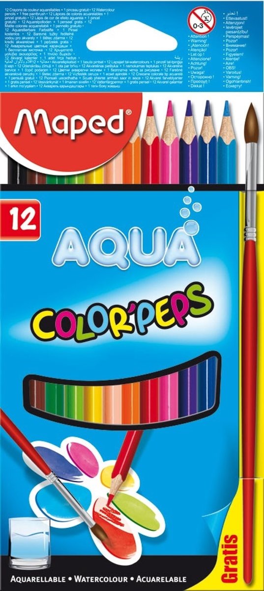 Colorpeps kleurpotlood aquarel x 12