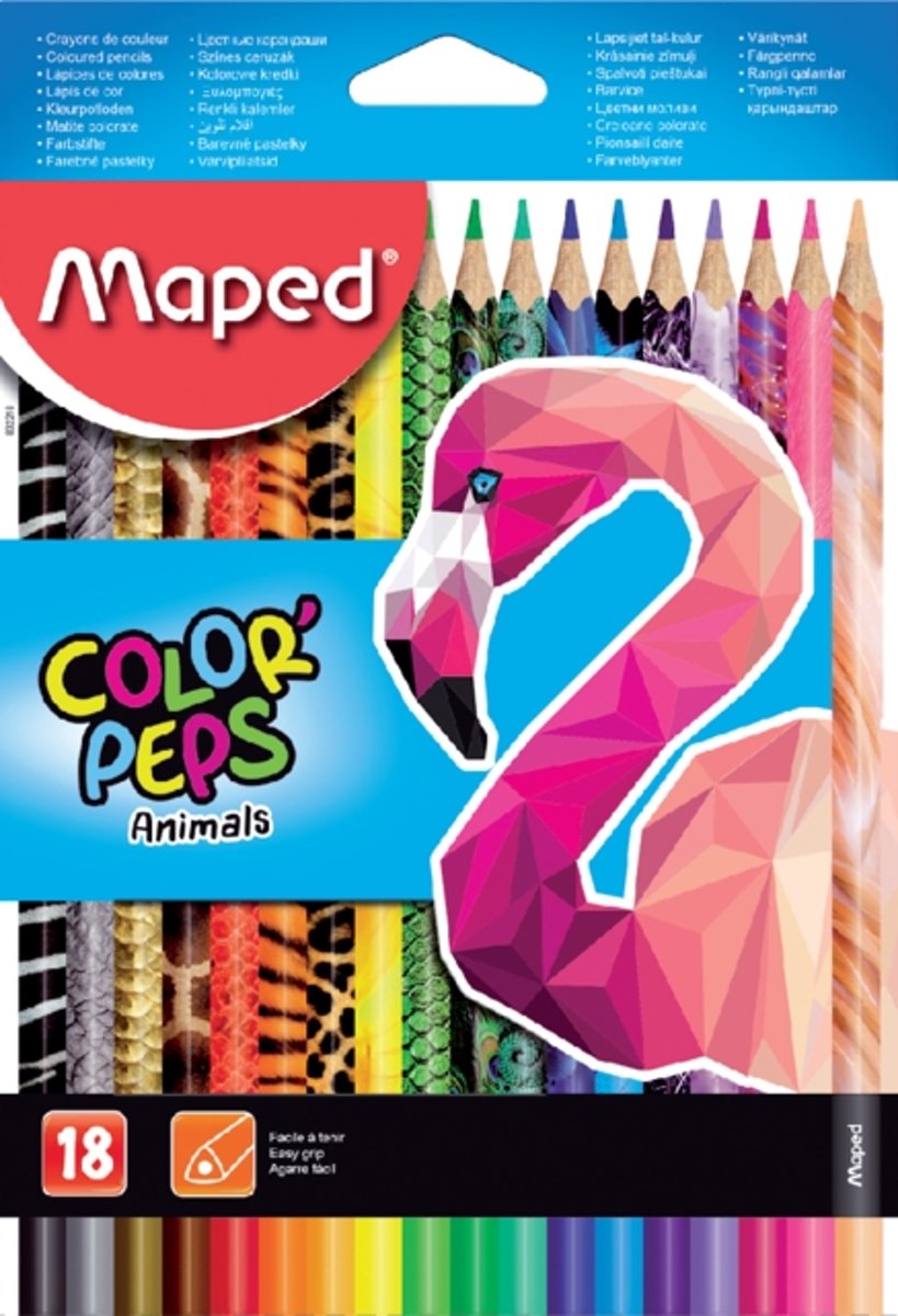 Kleurpotlood maped colorpeps dieren