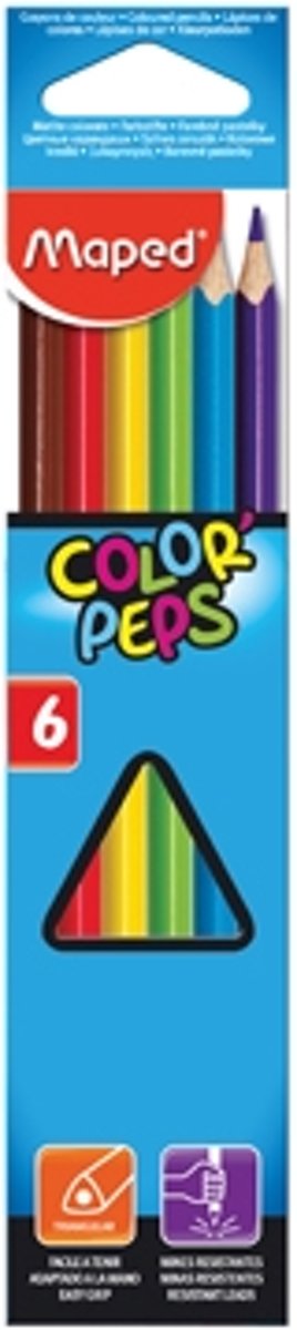 Maped kleurpotlood ColorPeps 6 potloden