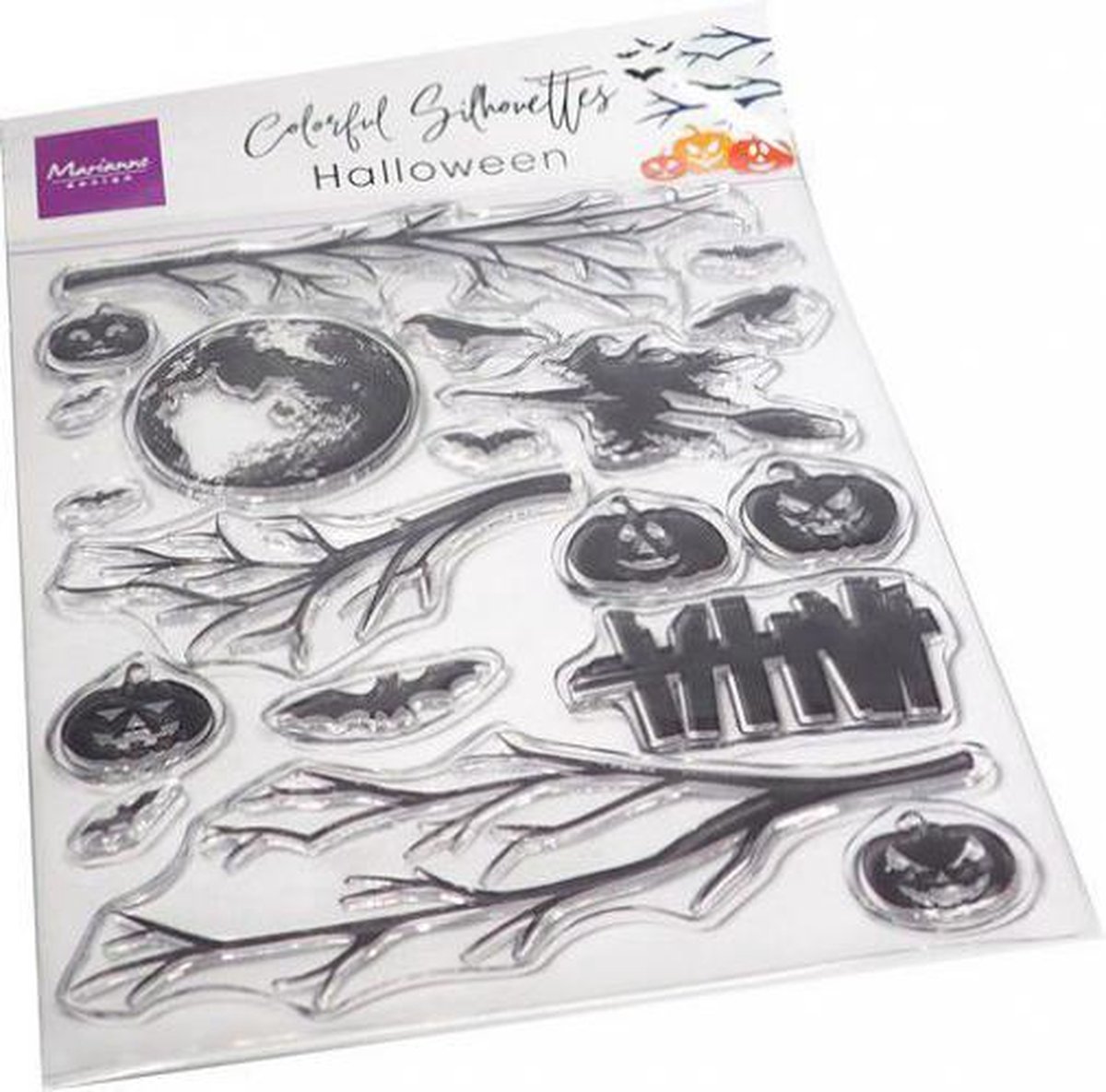 Marianne D Clear Stamps colourfull silhouettes - Halloween CS1111 115x185mm