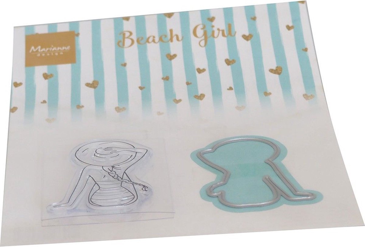 Marianne Design Clear Stamp Beach Girl