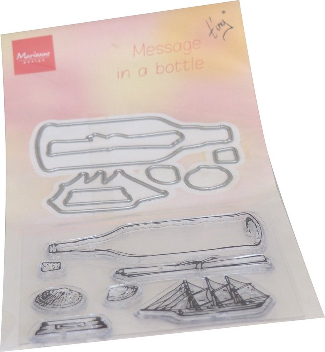 Marianne Design Clear Stamp Tinys Message In A Bottle