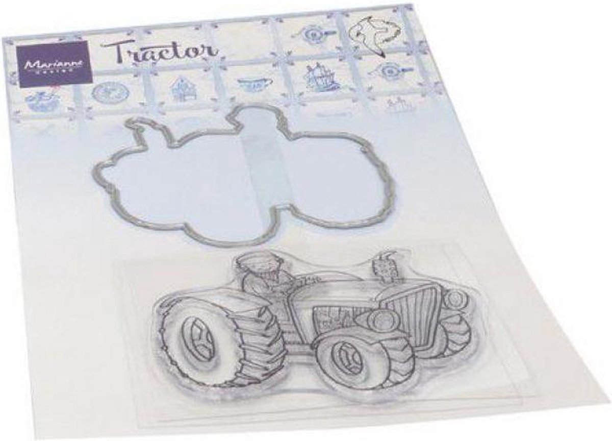   Clear stamp en Snijmal - Hettys Tractor