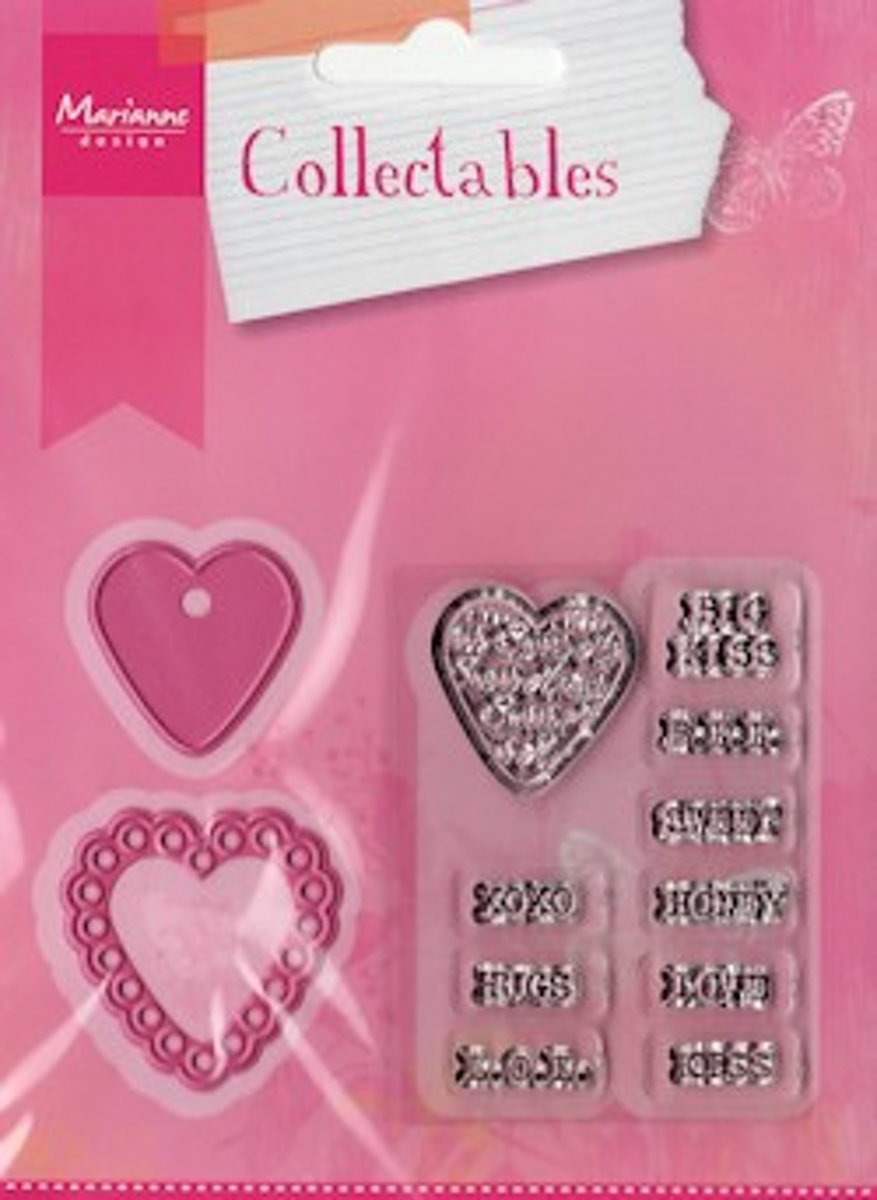 Marianne Design Col 1307 Candy hearts GB