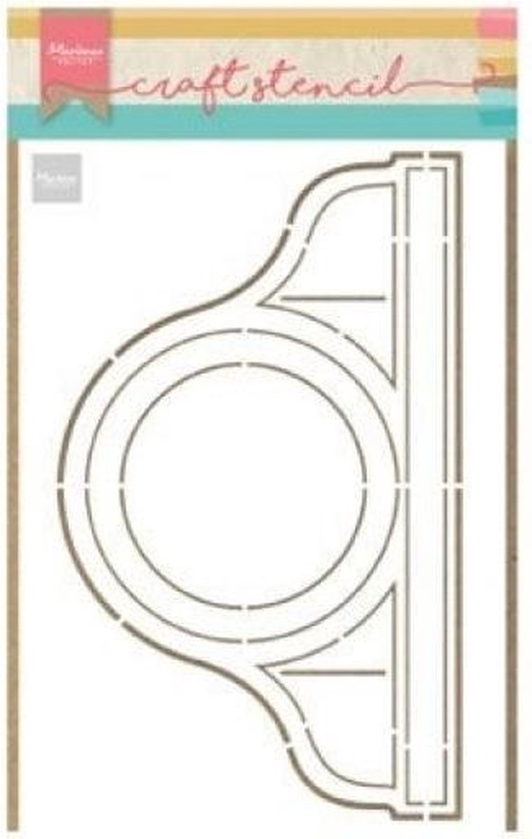   Craft stencil Pendule