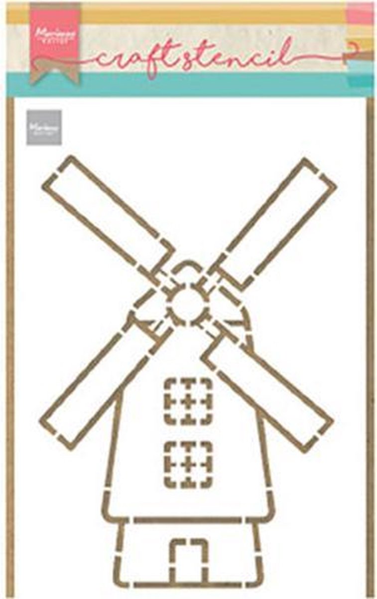 Marianne Design Craft stencil Windmill