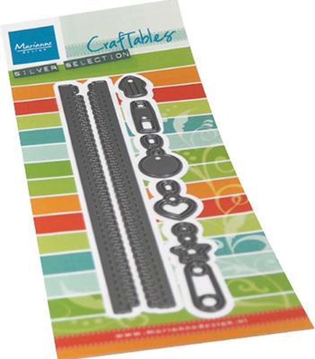   Craftables Snijmallen - Lange Rits - 80x215mm