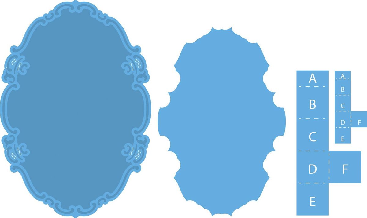   Creatable Mal Ovaal & pop-up LR0371