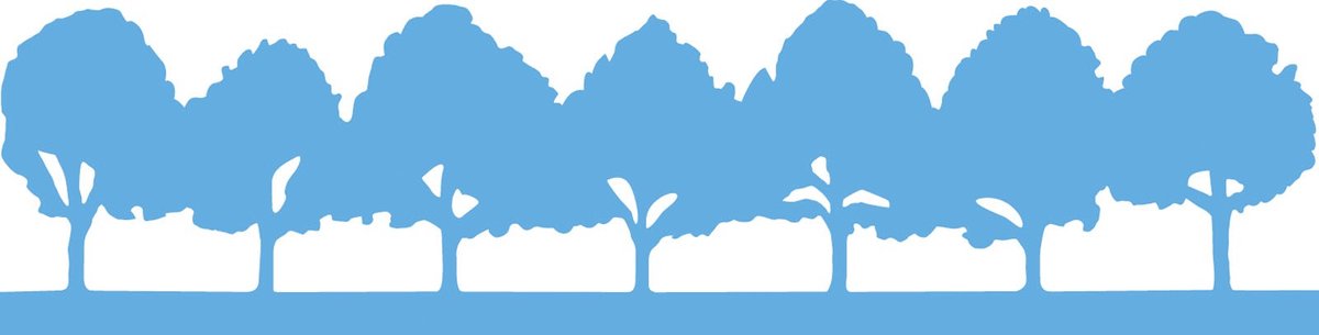 Marianne Design Creatables snij- embosstencil Horizon Bomen