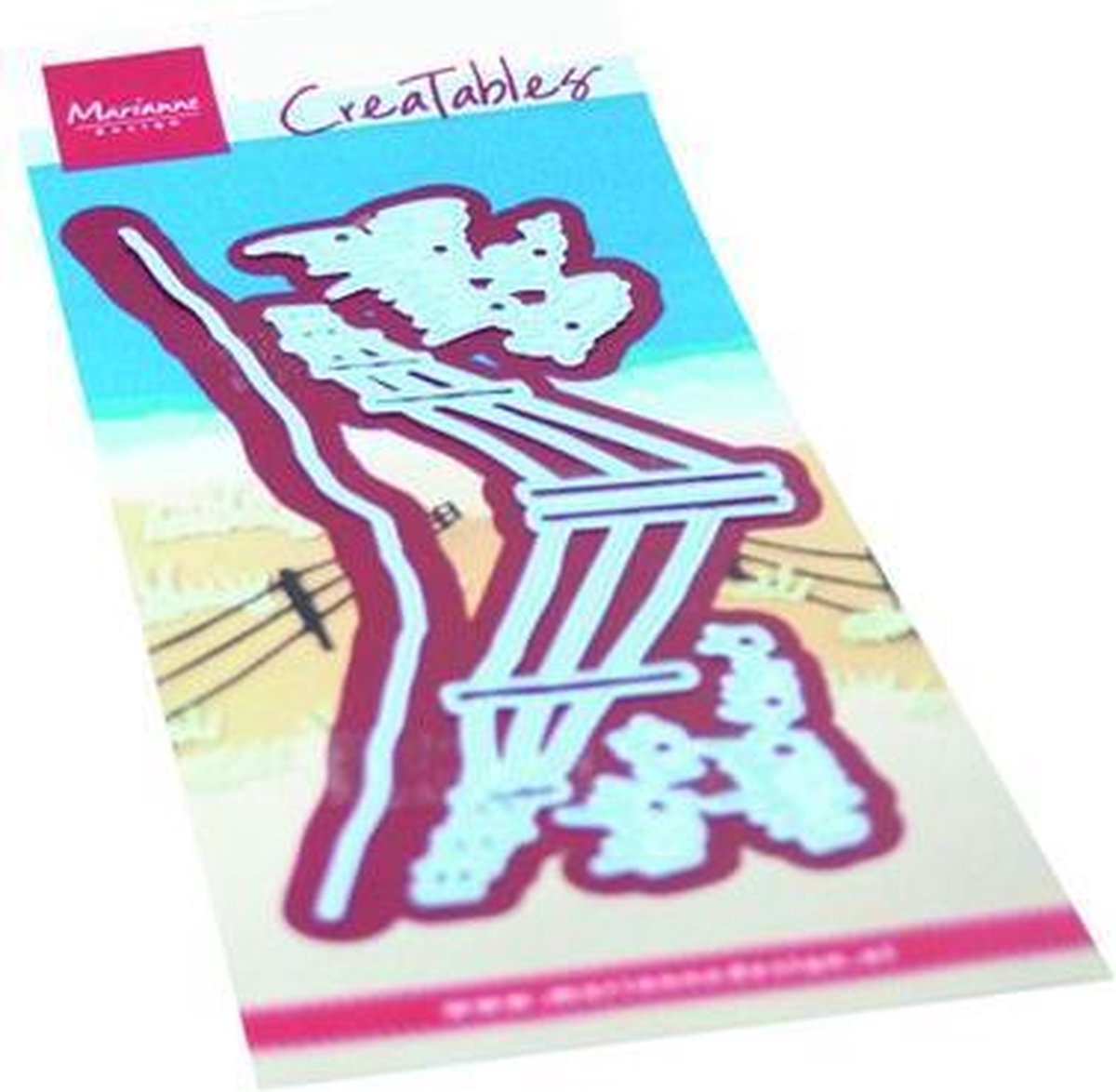   Creatables snij- embosstencil Zandpad