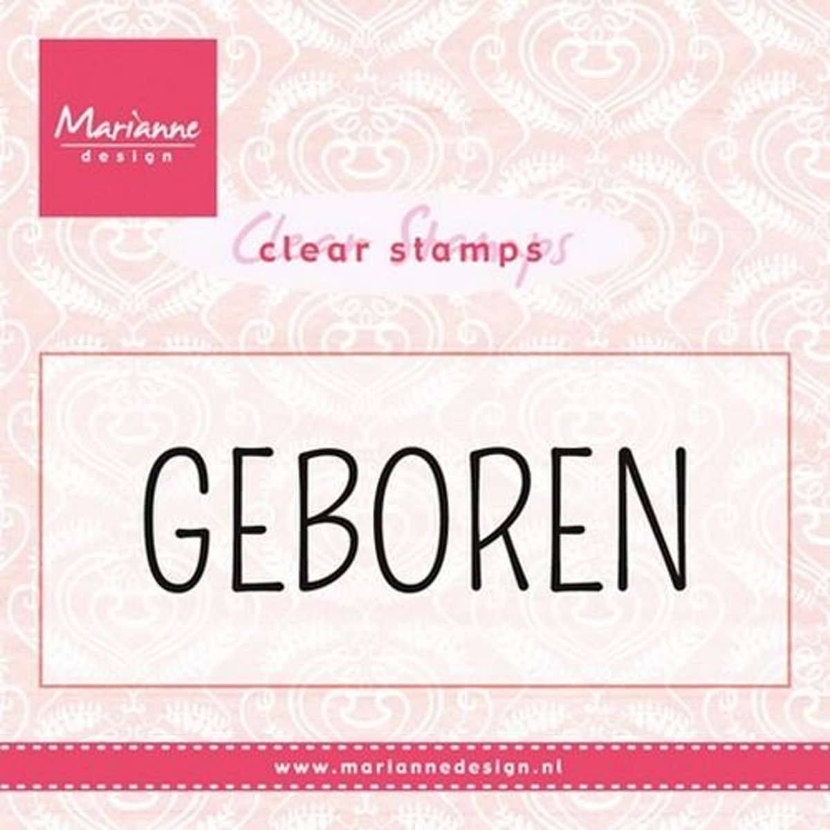 Marianne Design Stempel Geboren (Nederlands) CS0959