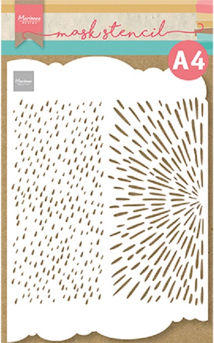 Masking Stencil A4 Slimline Rain & Sunshine (PS8130)