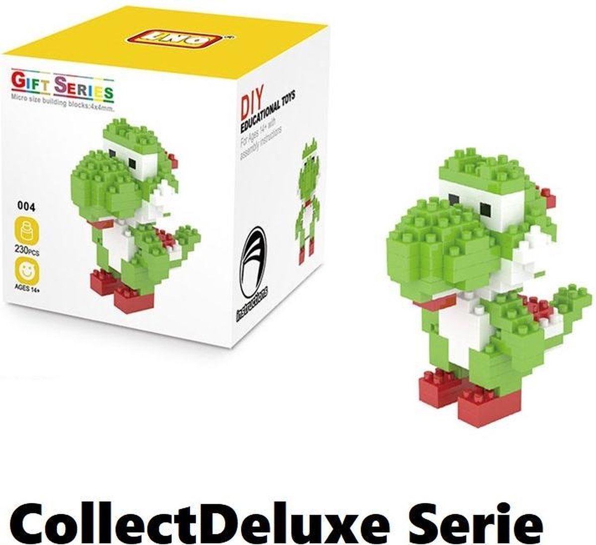 Bouw je eigen super mario bros Yoshi figuur - Bouwblokjes COD lego speelgoed - mario kart 8 deluxe switch odyssey