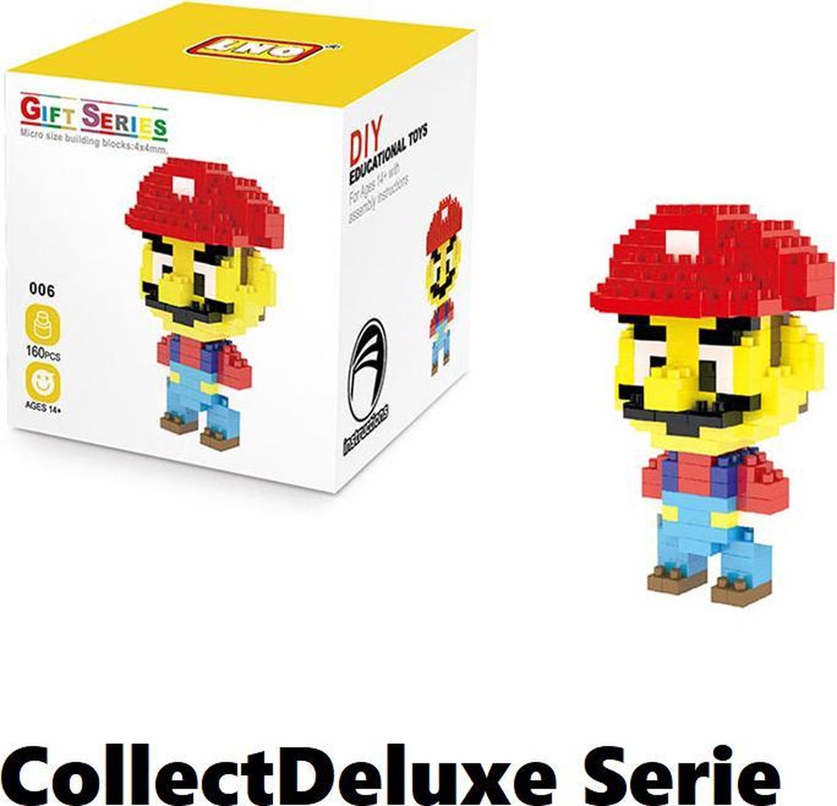 Bouw je eigen super mario bros figuur - Bouwblokjes COD lego speelgoed - mario kart 8 deluxe switch odyssey