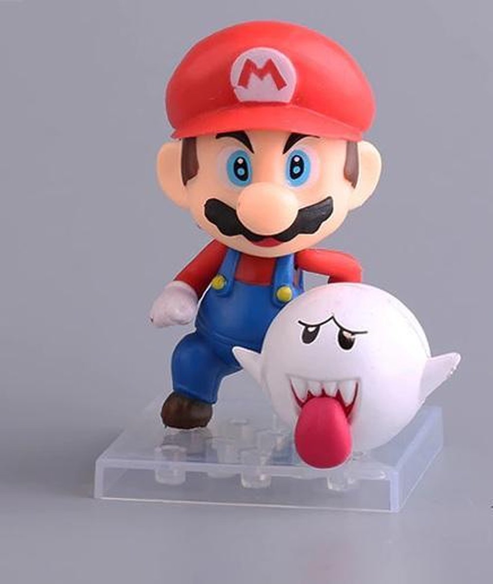 Mario figuur met Boo PVC set