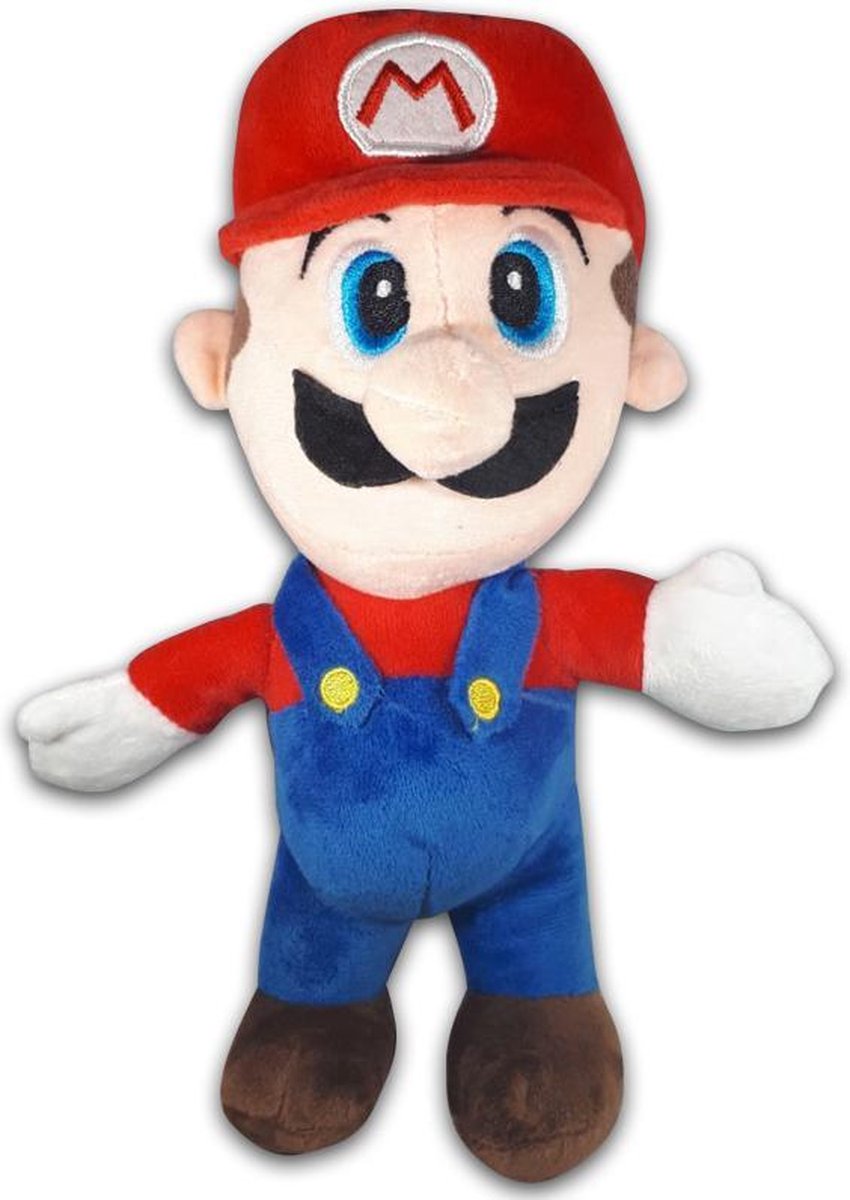 Pluche Mario Bros Knuffel Mario 26 cm