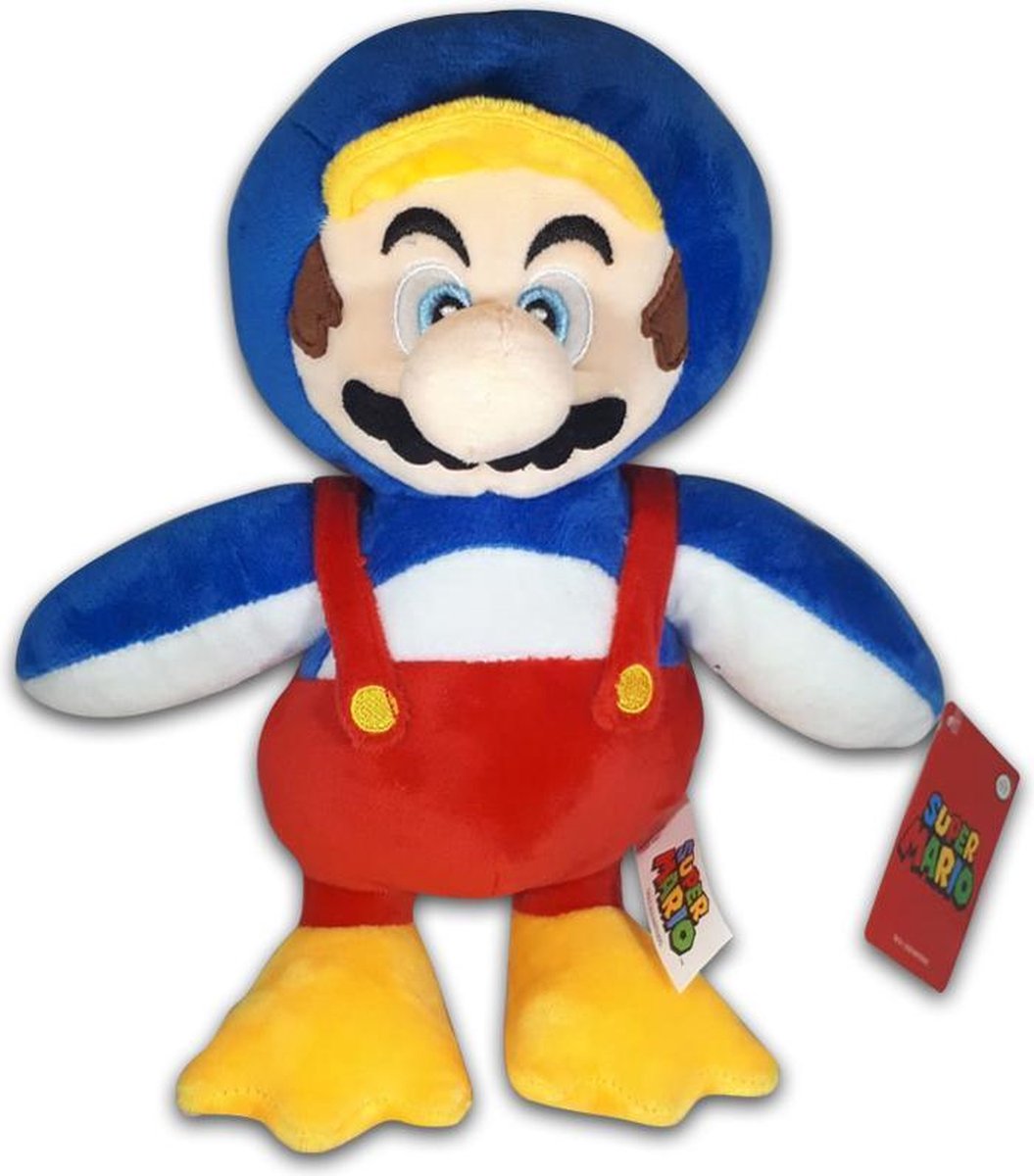 Pluche Mario Bros Knuffel Mario Eend 30 cm