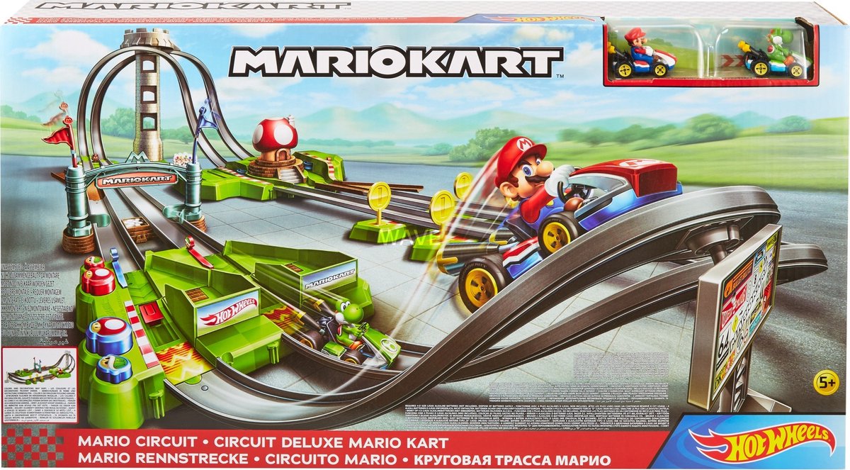 Mattel Hot Wheels Mario Kart - Mario Kart Circuit Track Set