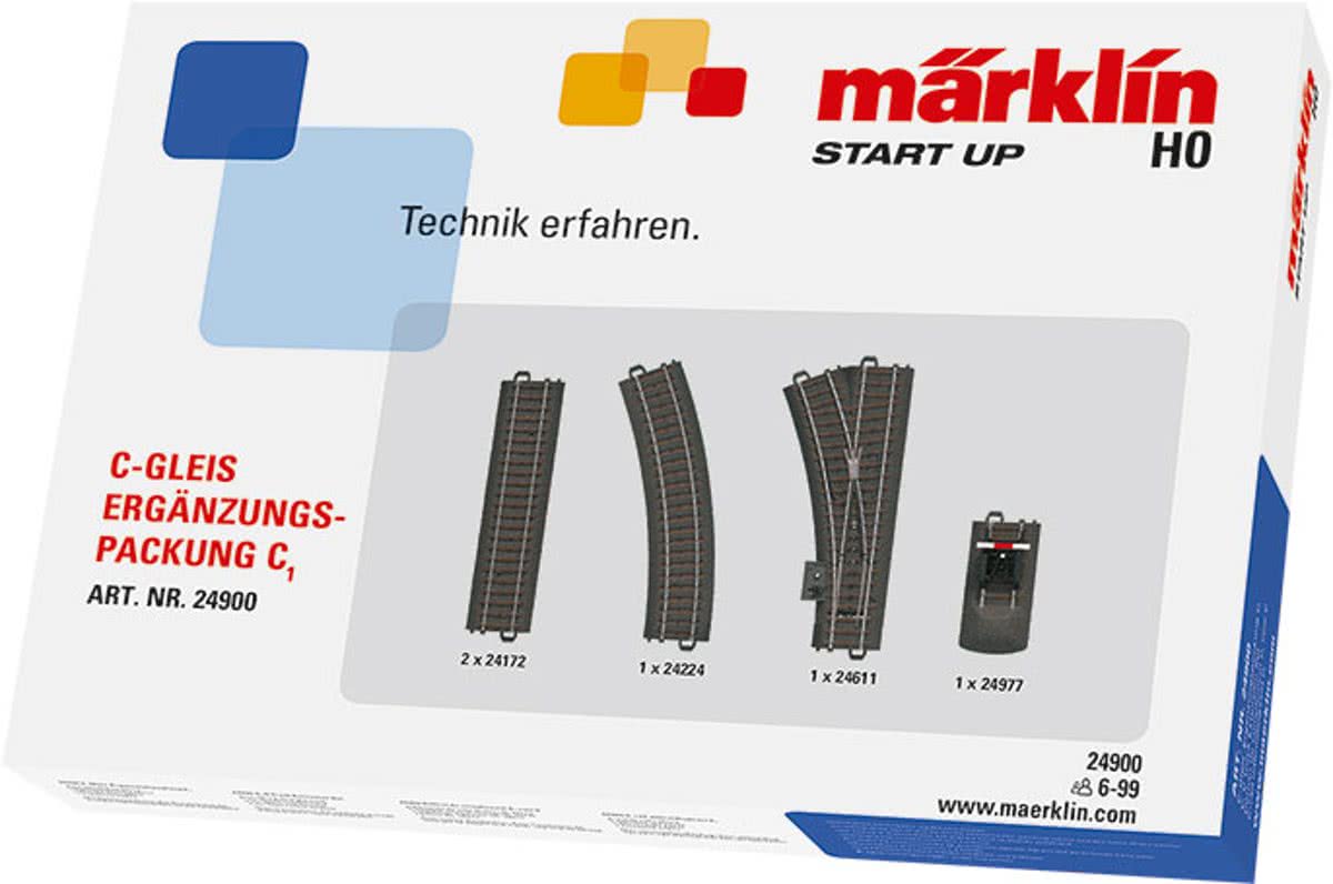 Märklin H0 C-rail Uitbreidingsset C1 Treinset 24900