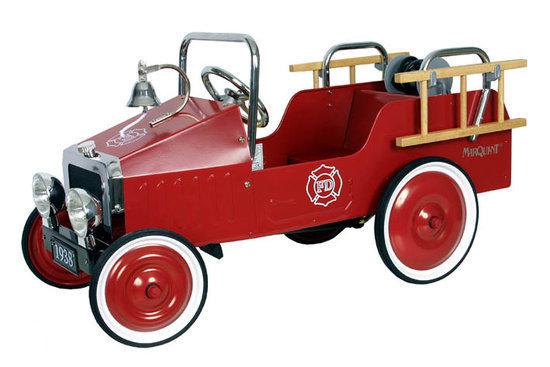 Metalen Trapauto Brandweer