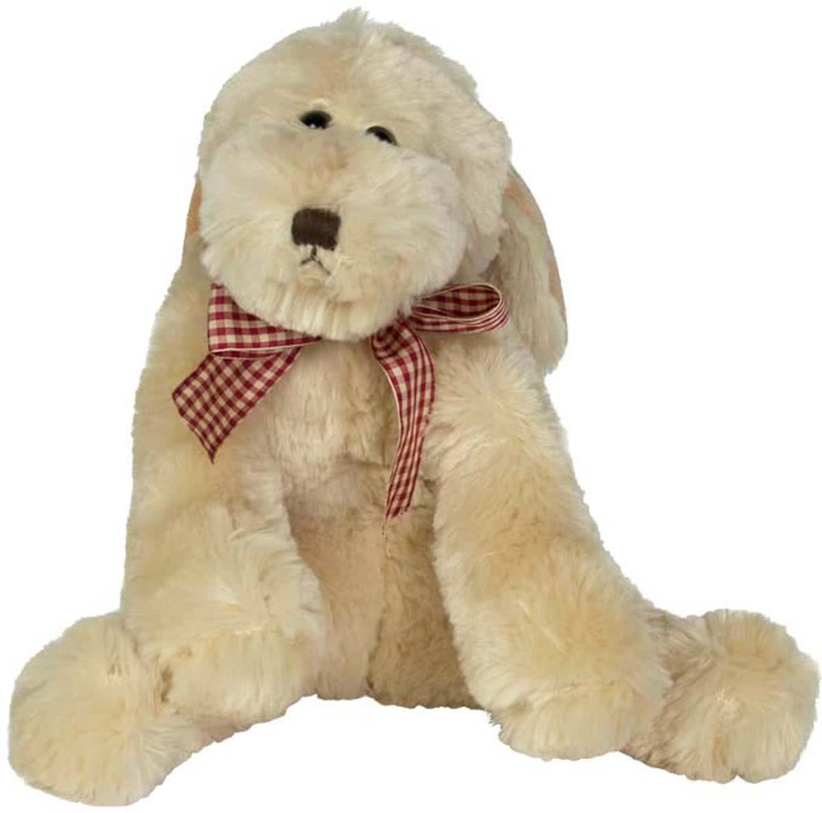 Mars & More Hond - Knuffeldier - 18 cm - Creme