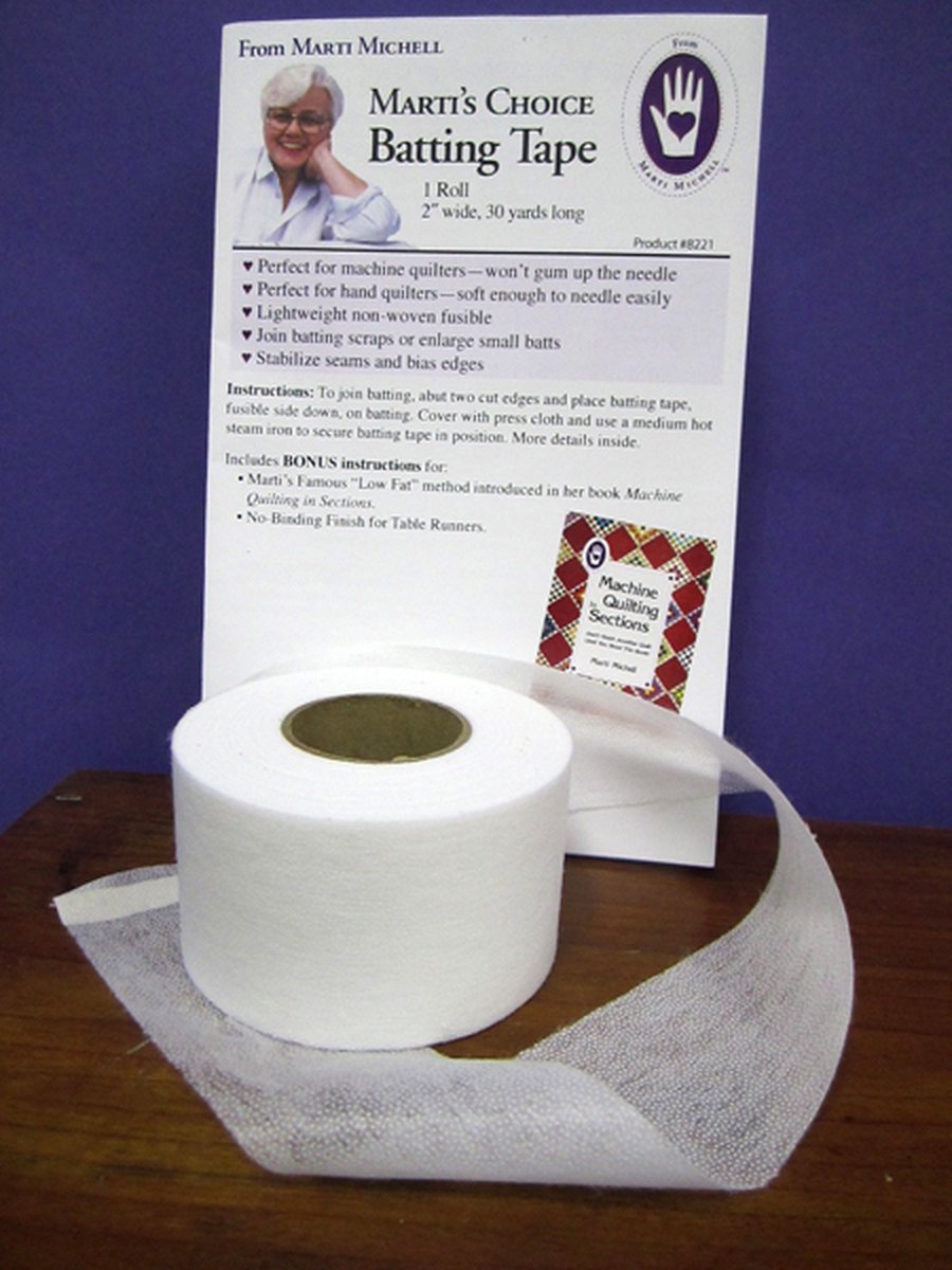 Martis Choice Fusible Tape 2 inches wide, 30 yards long, 1 roll per package.