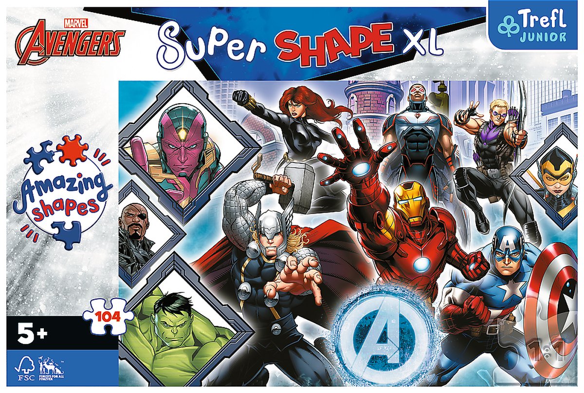 Avengers Puzzel - Your Favorite Avengers - 104 st