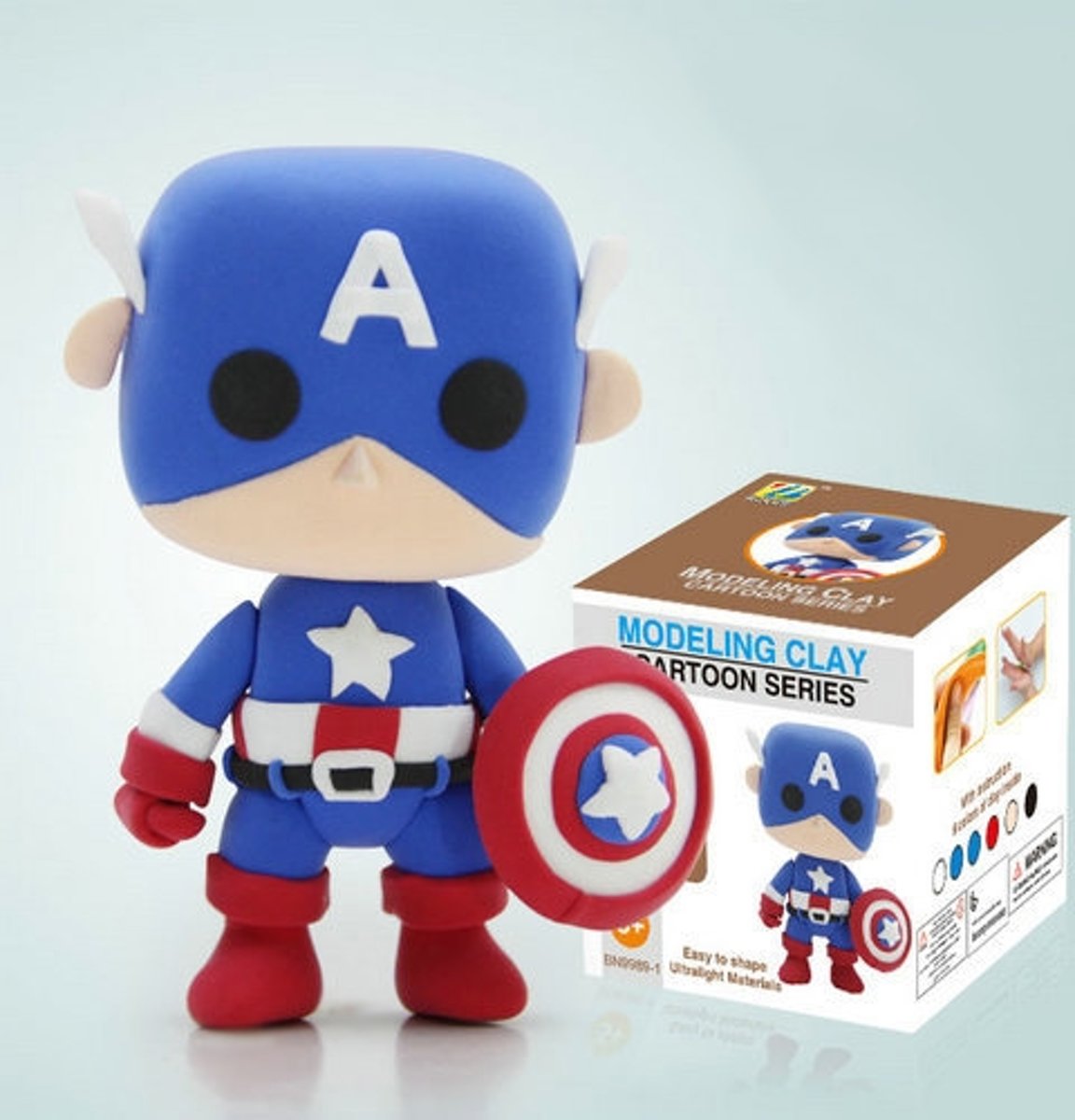 Cartoon Series Superhelden DIY Super Kleifiguren - Captain America