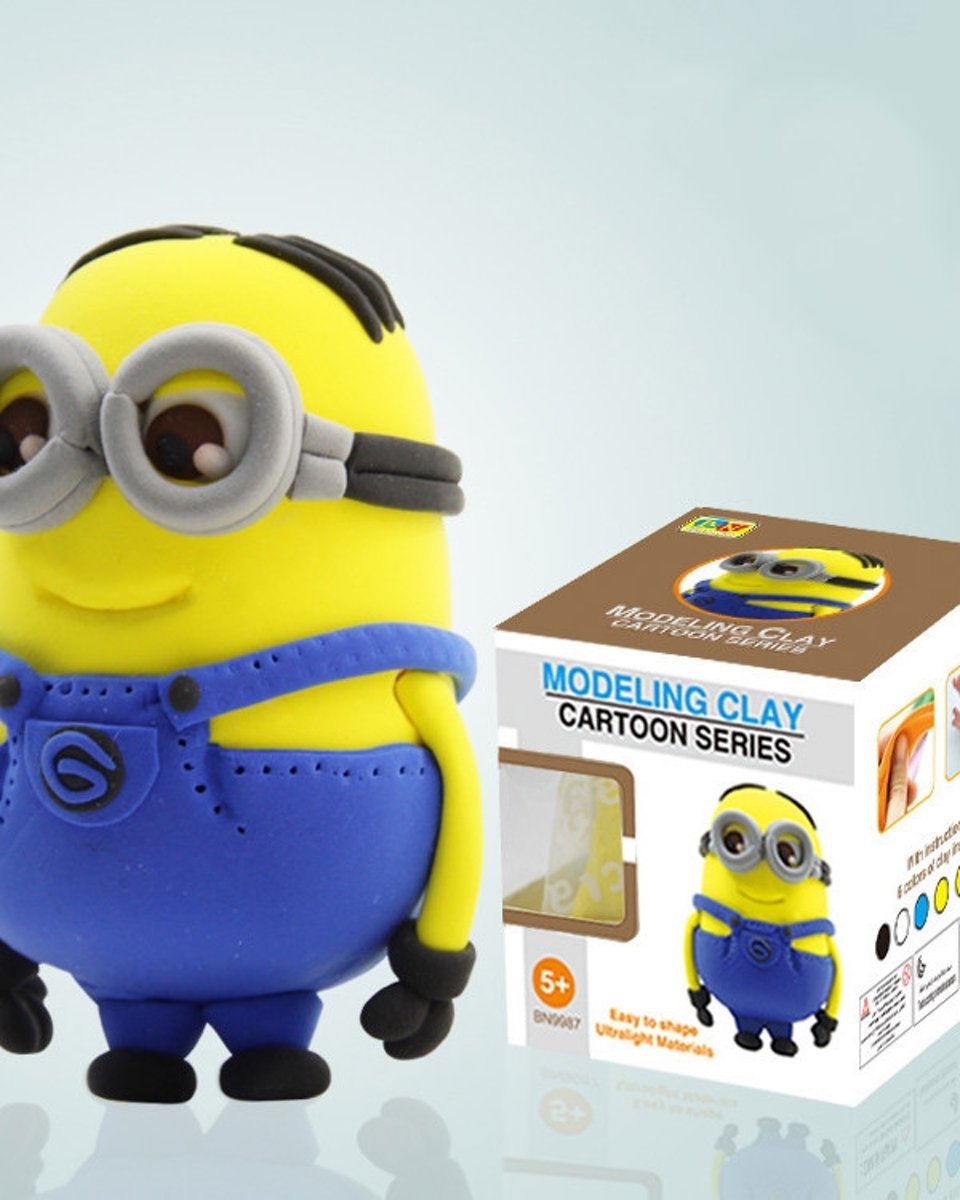 Cartoon Series Superhelden DIY Super Kleifiguren - Verschrikkelijke Ikke Minion Kevin