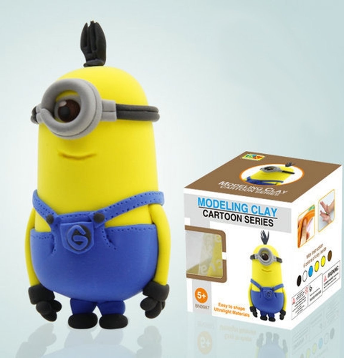 Cartoon Series Superhelden DIY Super Kleifiguren - Verschrikkelijke Ikke Minion Steve